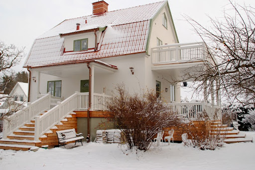 Villarenovering efter som är vitt