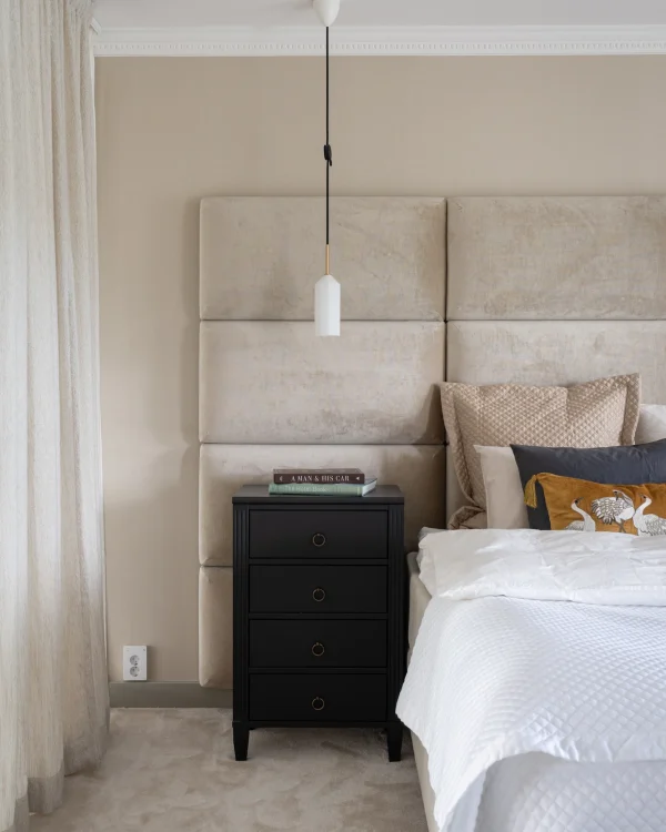 Lägenhetsrenovering i ett sovrum