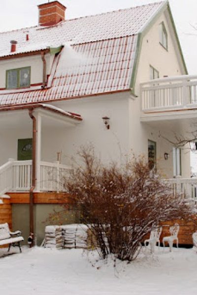 Villarenovering efter som är vitt